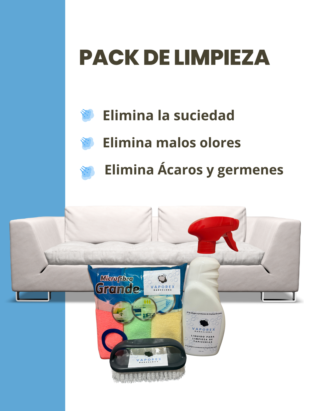 Líquido limpia tapicería