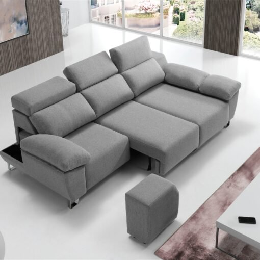 Sofá 3 plazas extensibles
